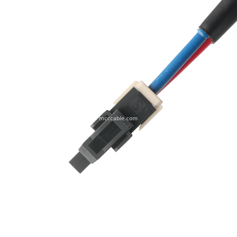 رابط MOLEX 1716920202 Megg-Fit Plug پیچ خانه 5.7mm 1 * 2P به پلاگین TE DT04-2P و KT RVL2-4 OEM / ODM