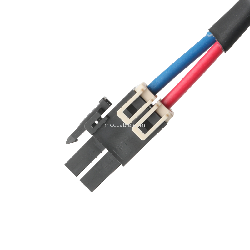 رابط MOLEX 1716920202 Megg-Fit Plug پیچ خانه 5.7mm 1 * 2P به پلاگین TE DT04-2P و KT RVL2-4 OEM / ODM