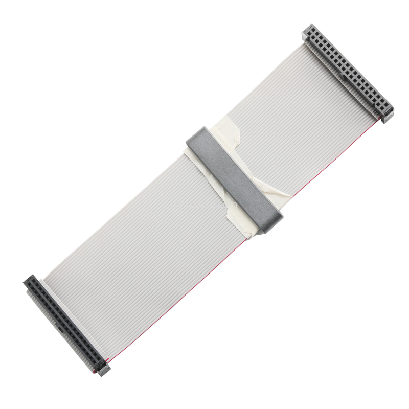IDC FC-2*20P 40Pin 2.54mm pitch Black PBT+G/F UL2651 28AWG Idc کابل نوار صاف 1.27mm Pitch OEM / ODM