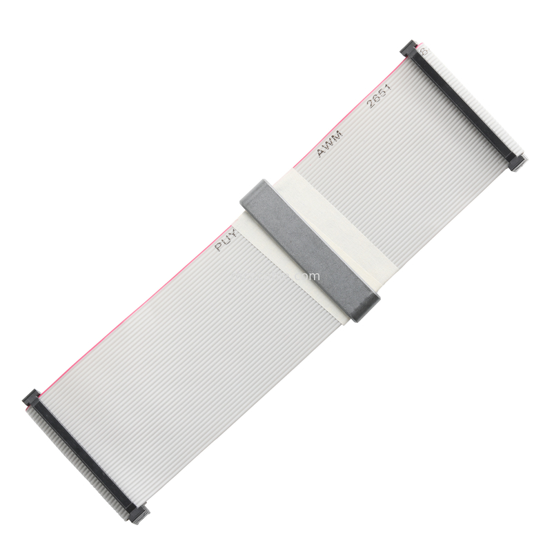 IDC FC-2*20P 40Pin 2.54mm pitch Black PBT+G/F UL2651 28AWG Idc کابل نوار صاف 1.27mm Pitch OEM / ODM