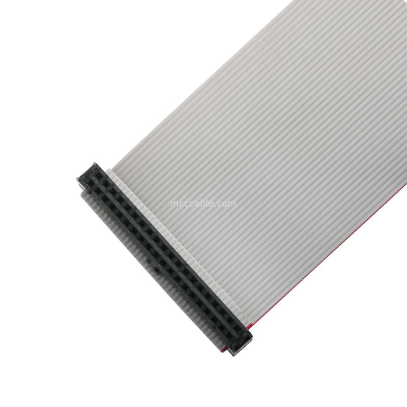 IDC FC-2*20P 40Pin 2.54mm pitch Black PBT+G/F UL2651 28AWG Idc کابل نوار صاف 1.27mm Pitch OEM / ODM