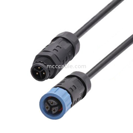 M15 صنعتی 2، 3 پین اتصال دایره ای M15 نوع پلواری اتصال کننده مونتاژ ضد آب IP67