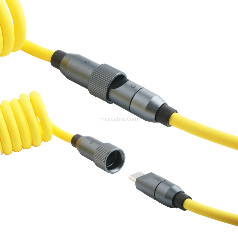 کابل Micro Coaxial USB 4.0 Thunderbolt 4 با شارژ 240W و انتقال داده های صاعقه سریع 40Gbps