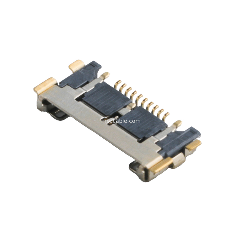 20633 سری 20Gbps/ Lane 20525-210E-02 Micro Coaxial Connector 0.4mm Pitch Plate آخر صندلی ها