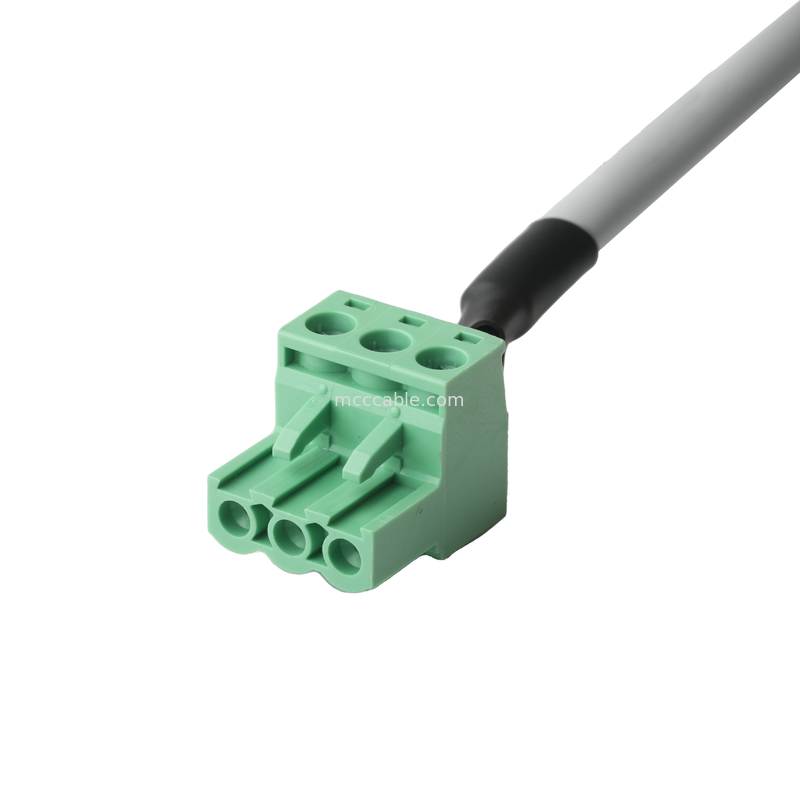 آداپتور کابل LVDS DB-15P زنانه به HSG 43025-0800 8P و 691352710003 3P ترمینال مرد سبز کابل اتصال OEM / ODM