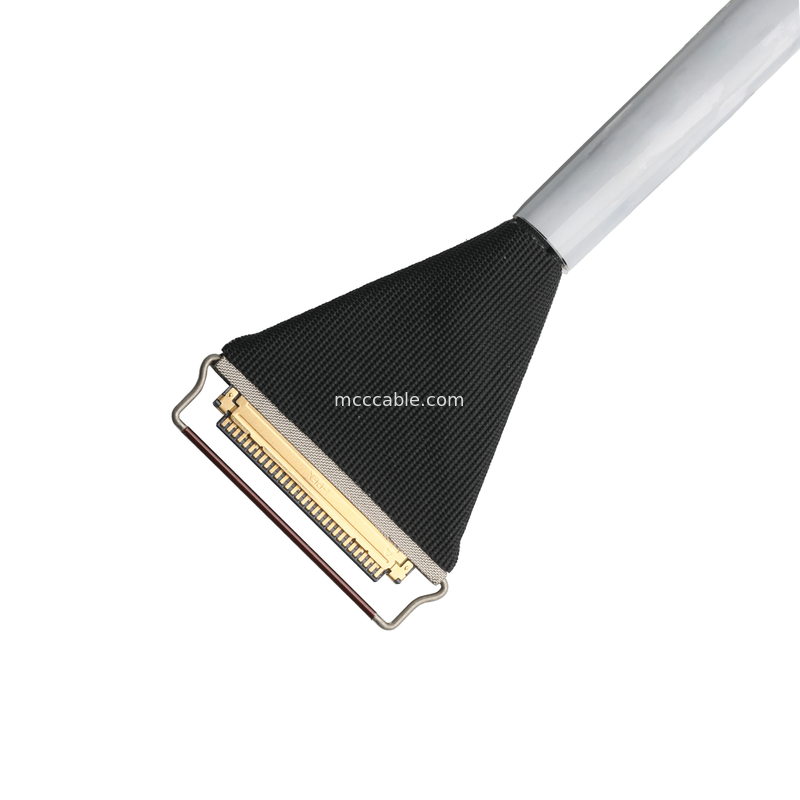 Micro Coaxial 20453-230T به DF14-30P و JST EH-7P 30P کابل مونتاژ 0.5mm Pitch OEM / ODM