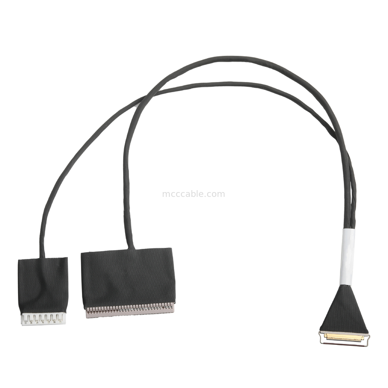 Micro Coaxial 20453-230T به DF14-30P و JST EH-7P 30P کابل مونتاژ 0.5mm Pitch OEM / ODM
