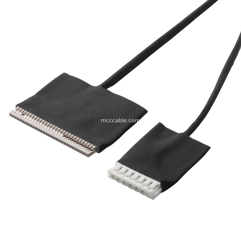 Micro Coaxial 20453-230T به DF14-30P و JST EH-7P 30P کابل مونتاژ 0.5mm Pitch OEM / ODM
