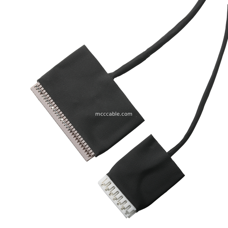 Micro Coaxial 20453-230T به DF14-30P و JST EH-7P 30P کابل مونتاژ 0.5mm Pitch OEM / ODM