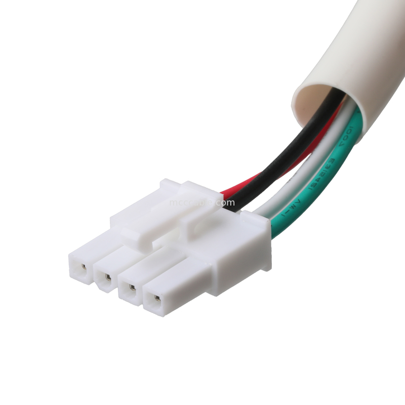 Molex HSG 4P به RCPT HSG 4P Pitch 4.2mm UL1007 18AWG 300V 80C OEM / ODM طول سفارشی