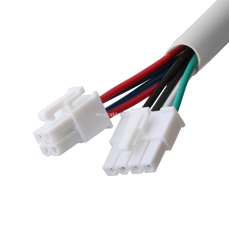 Molex HSG 4P به RCPT HSG 4P Pitch 4.2mm UL1007 18AWG 300V 80C OEM / ODM طول سفارشی