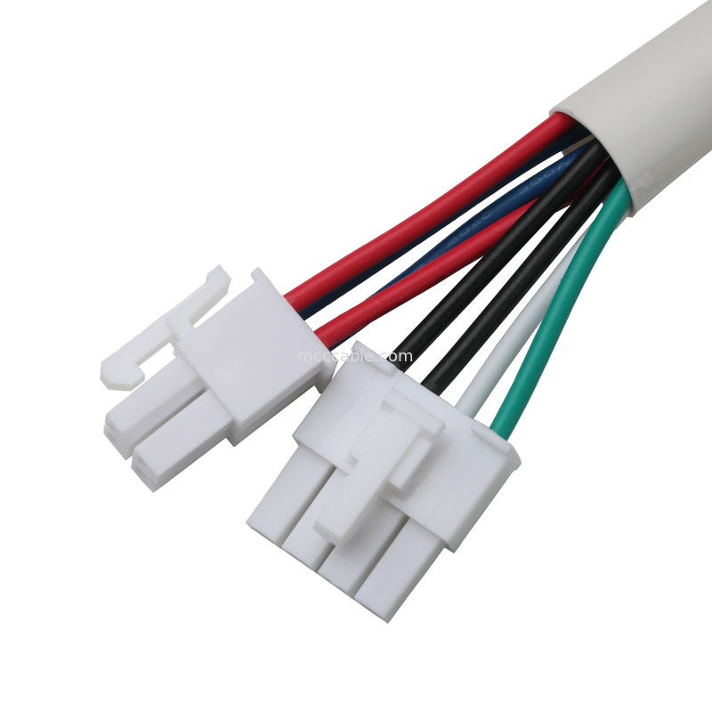 Molex HSG 4P به RCPT HSG 4P Pitch 4.2mm UL1007 18AWG 300V 80C OEM / ODM طول سفارشی