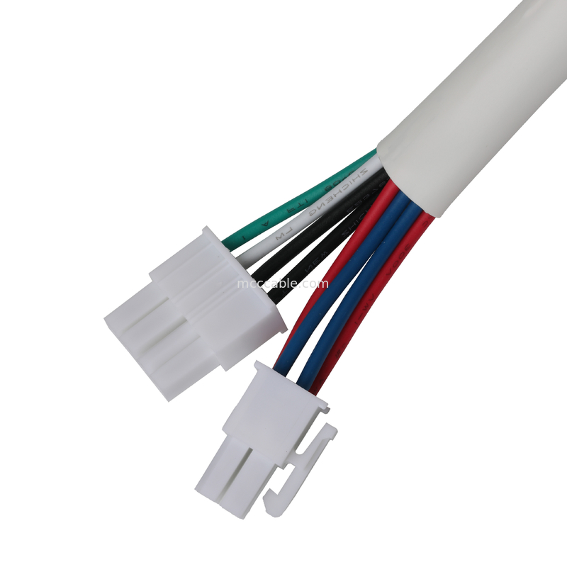 Molex HSG 4P به RCPT HSG 4P Pitch 4.2mm UL1007 18AWG 300V 80C OEM / ODM طول سفارشی