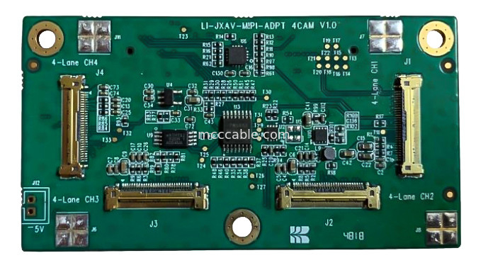 دوربین های صنعتی لوح های بدون سرنشین LI-IMX290-MIPI 20525-030E-02 مونتاژ اتصال میکرو کواکسیال 20Gbps / Lane