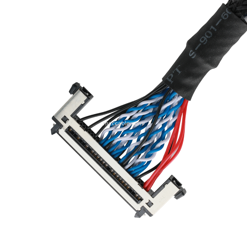 JAE FI-RE51HL-51Pin به  DF13-40DS کابل سیم UL1061 30AWG طول سفارشی OEM / ODM