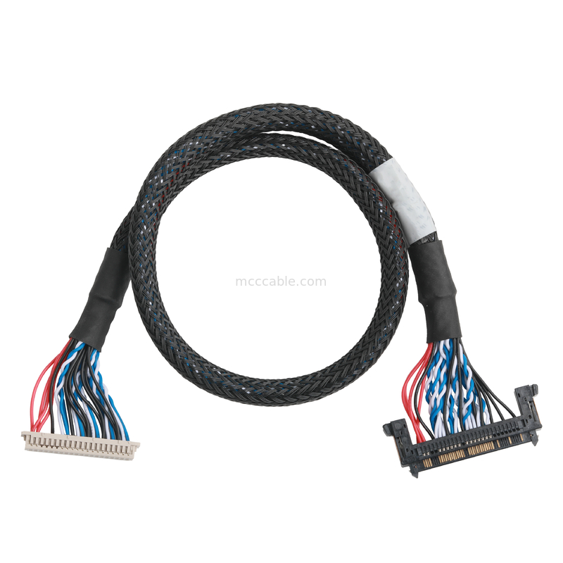 JAE FI-RE51HL-51Pin به  DF13-40DS کابل سیم UL1061 30AWG طول سفارشی OEM / ODM