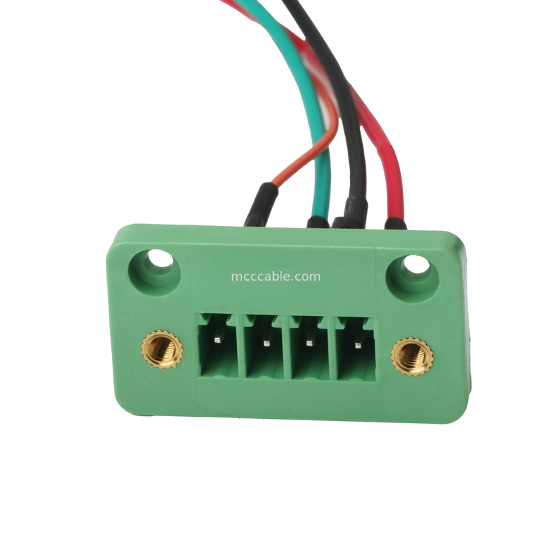 DFK-MC JL15CDGV-3.81 4Pin به MX1.25-12Pin و UL Lobel بلوک های پایانی از طریق دیوار