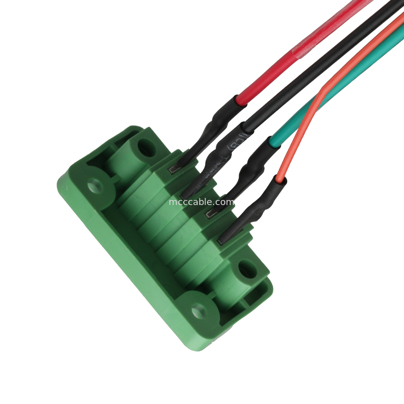 DFK-MC JL15CDGV-3.81 4Pin به MX1.25-12Pin و UL Lobel بلوک های پایانی از طریق دیوار