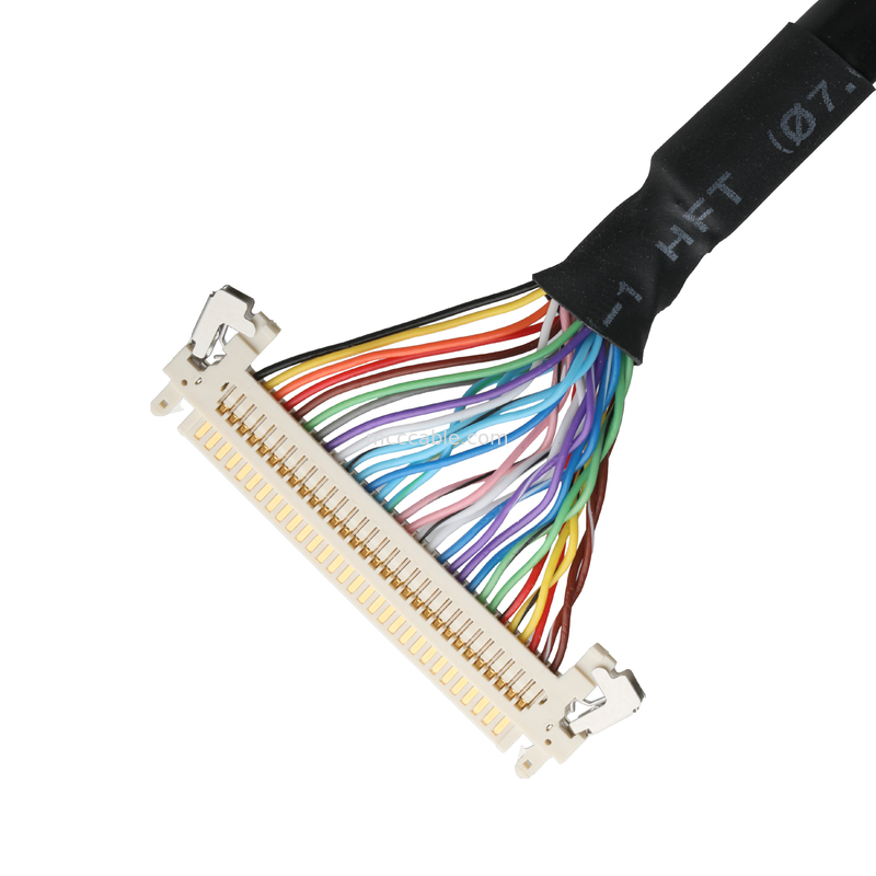 LCD CABLE JAE FI-X30HL Display Screen مادربرد کابل کنتاکتور UL20276 AWG30 با پیچ و برچسب UL