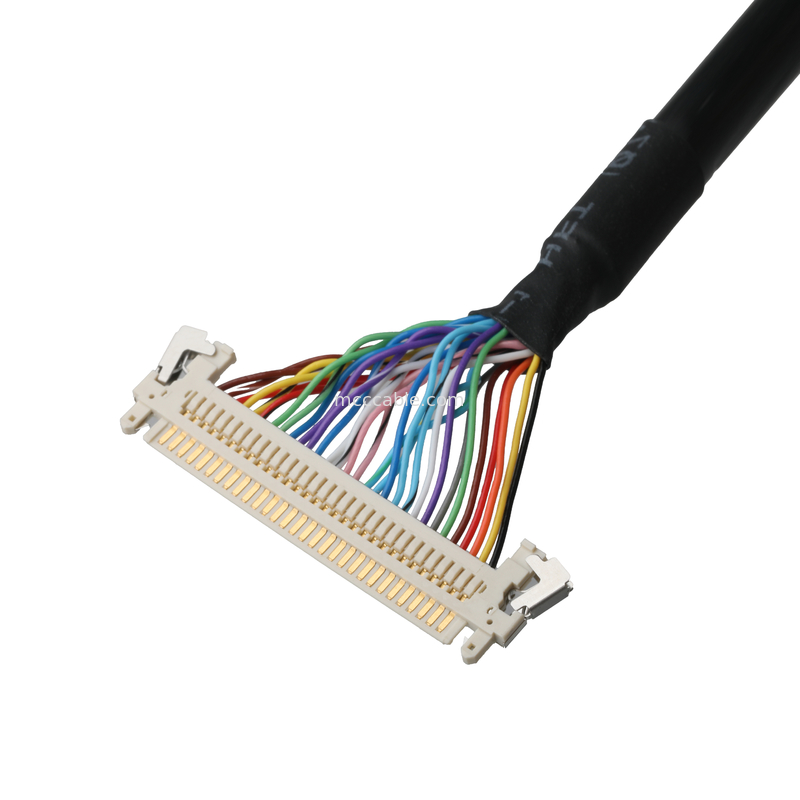 LCD CABLE JAE FI-X30HL Display Screen مادربرد کابل کنتاکتور UL20276 AWG30 با پیچ و برچسب UL