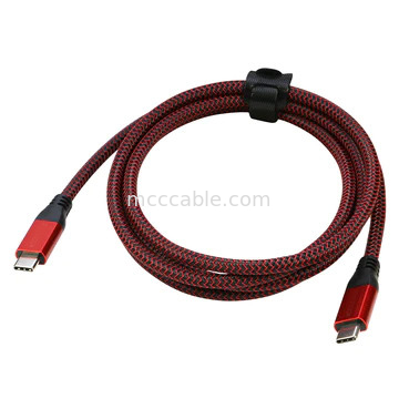 USB 4 به Thunderbolt به USB 4 کابل تمدید Thunderbolt USB C پشتیبانی PD 100/240W 20V5A انتقال 40Gbps
