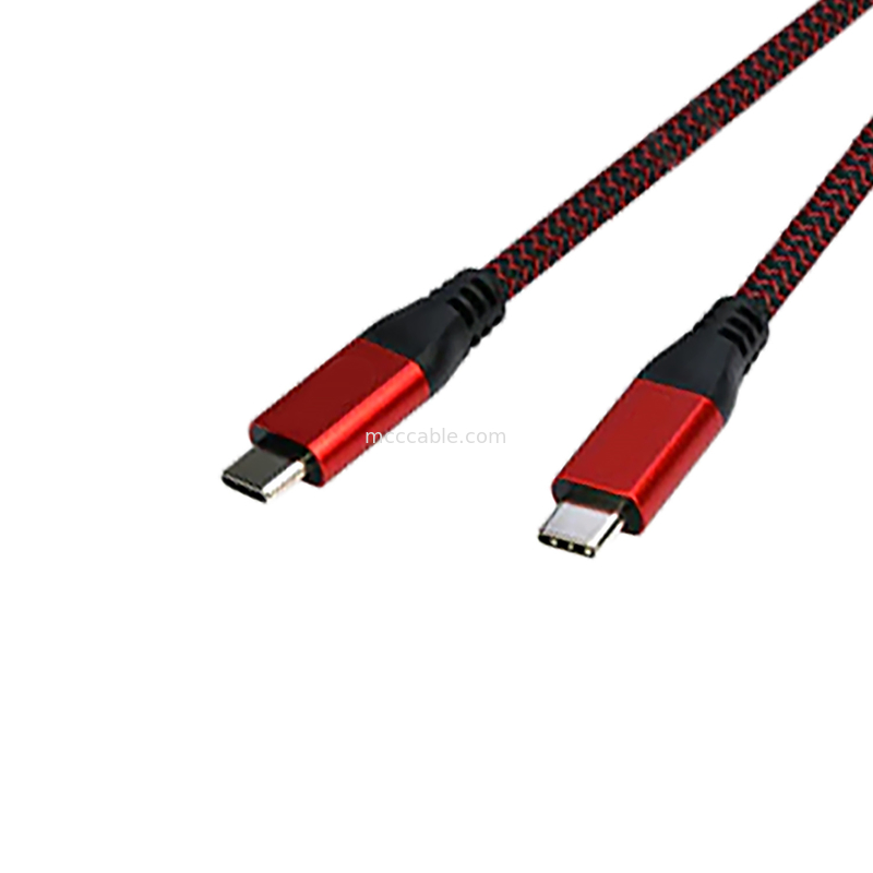 USB 4 به Thunderbolt به USB 4 کابل تمدید Thunderbolt USB C پشتیبانی PD 100/240W 20V5A انتقال 40Gbps