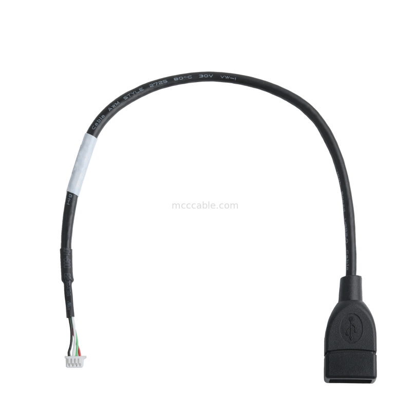 مجموعه کابل USB برای IC7 USB-A 2.0 گیرنده به Molex 51021-0400 RM 1.25mm 4Pin آداپتور گسترش خارجی