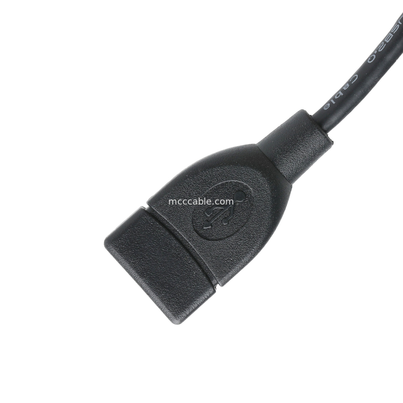 مجموعه کابل USB برای IC7 USB-A 2.0 گیرنده به Molex 51021-0400 RM 1.25mm 4Pin آداپتور گسترش خارجی
