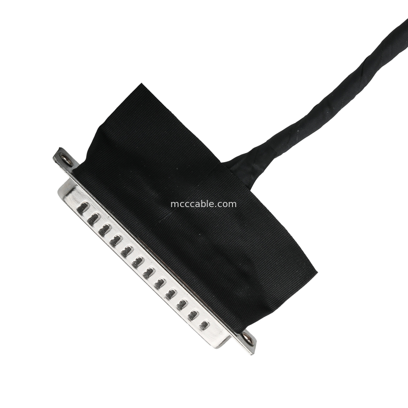 مجموعه کابل LVDS D-SUB مرد به مولکس 51021-0400 و 20453-240T-01 اتصال سیم OEM / ODM