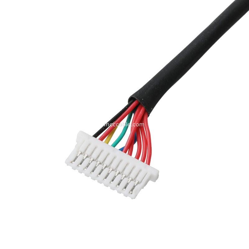 کابل lvds 10P JST SHLP-10V-S-B به کمربند های نیمه خالی