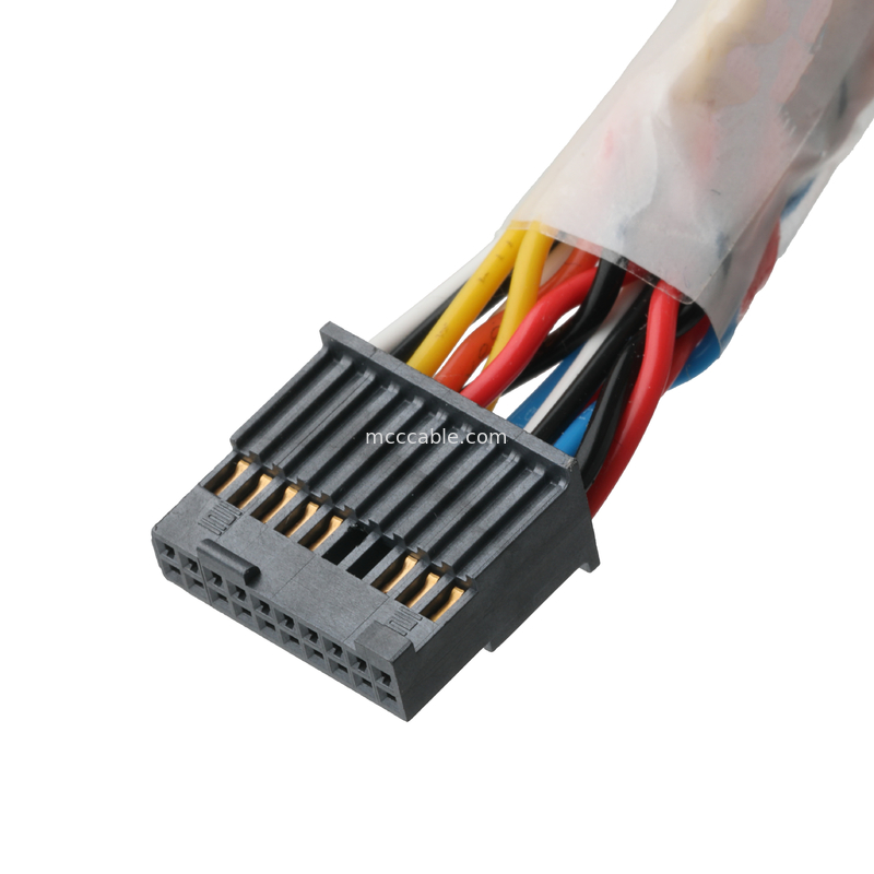 SAMTEC CONNECTOR 1.27MM Pitch Dualrow 20P CIRCUTES 28-30 AWG کابل های متصل کننده سیم