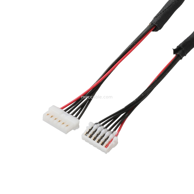 کابل های صفحه نمایش LED JST B6B-PH-K-S-6P به JST 0.8-6P LVDS رابط صفحه نمایش کابل های ترکیبی سفارشی
