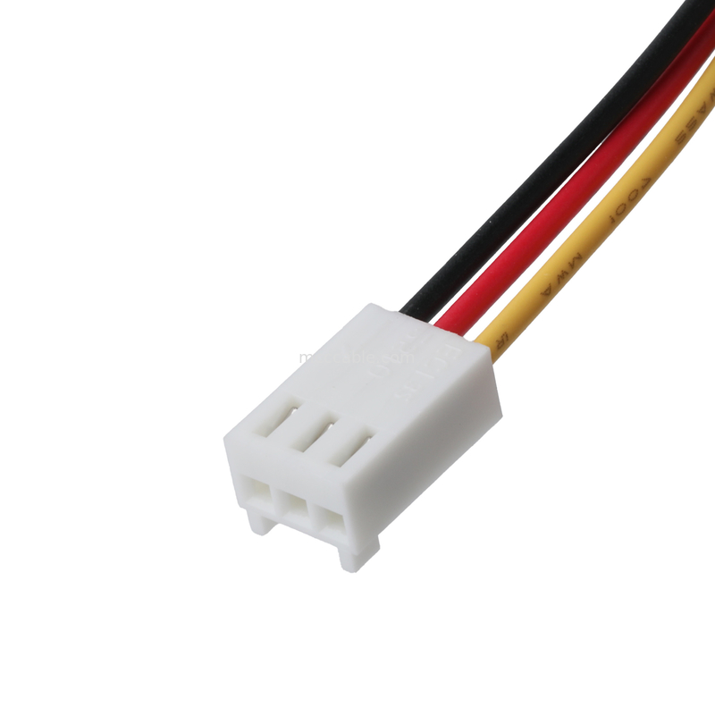 کانکتور مولکس 22-23-2031 تا 22-01-3037 3-POS سرپرست فن فلک های مردانه 2.54mm Pitch 22AWG Hook-Up سیم کابل