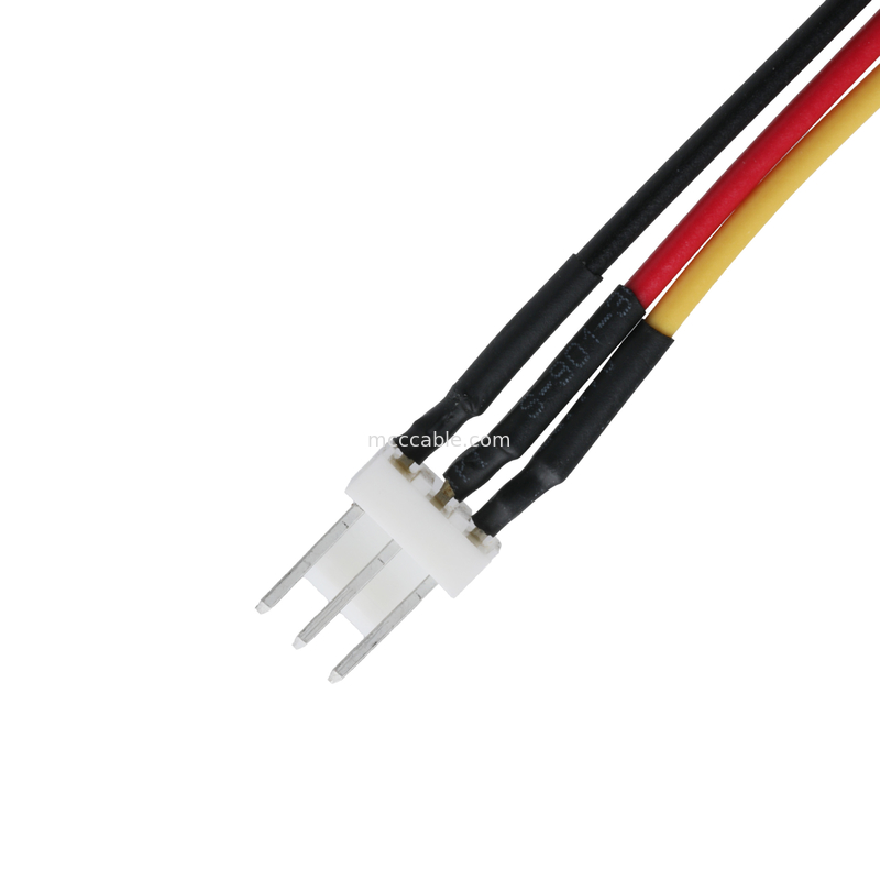 کانکتور مولکس 22-23-2031 تا 22-01-3037 3-POS سرپرست فن فلک های مردانه 2.54mm Pitch 22AWG Hook-Up سیم کابل