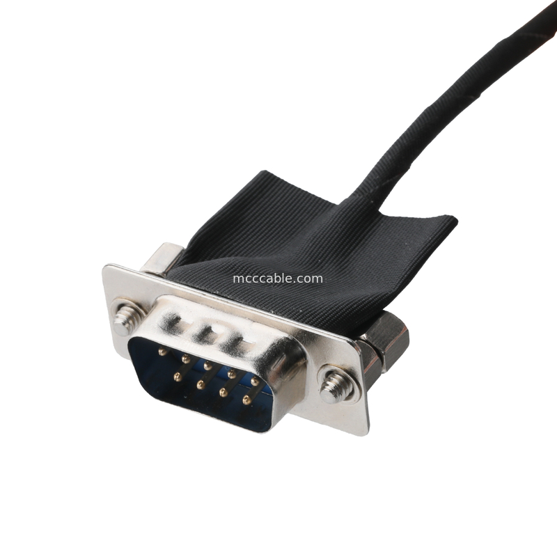 DB-9Pin LVDS کابل مونتاژ D-SUB-9P مرد Solder به TU1.0 20Pin TU1002HN0-20 سیم کانکتور OEM / ODM