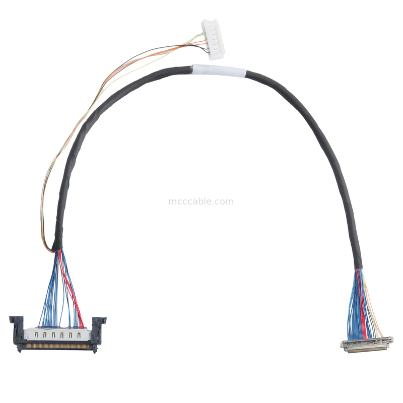 JAE FI-RE51-HL و JST EHR-7 تا 20679-040T-01 کابل LVDS EDP کابل میکرو کواکسیال