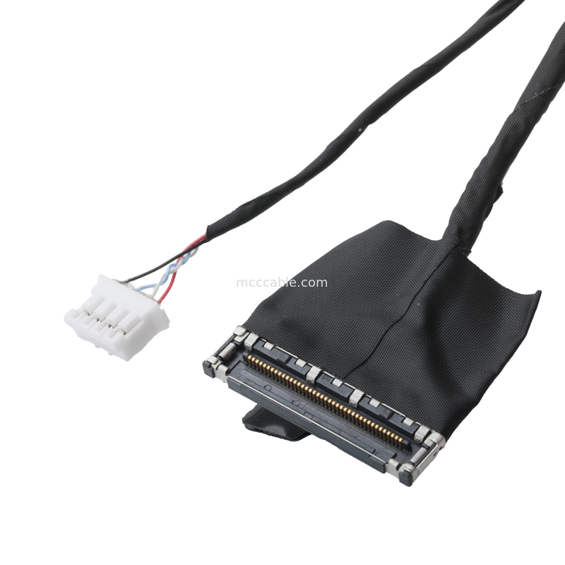 20453-40P به بدن 0520-SD40-B و JST PHR-4 LVDS کابل کانکتور سفارشی ترکیبی کابل OEM / ODM
