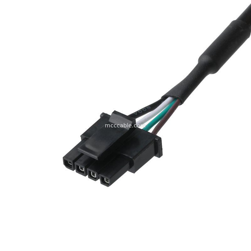HSG 43645-0400 MX3.0-4P به سیم نیمه جدا شده و حلقه ی زمین گیری LVDS