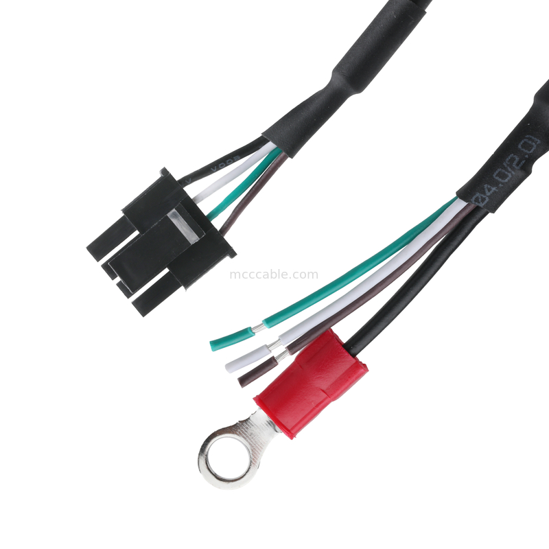 HSG 43645-0400 MX3.0-4P به سیم نیمه جدا شده و حلقه ی زمین گیری LVDS