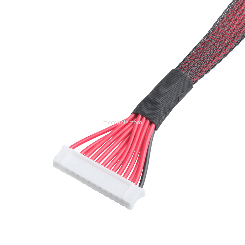 کانکتور نمایش lvds کانکتور JST PH-14P کانکتور کابل سفارشی OEM / ODM ROHS