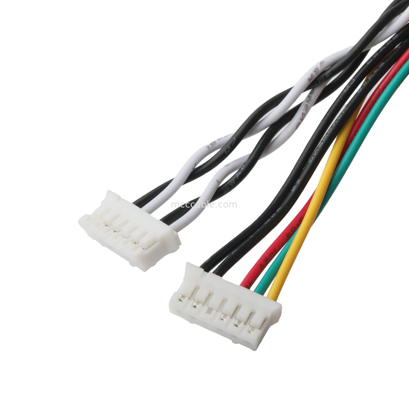 D-SUB-9Pin MALE به JST PHR-6 و PHR-6 کانکتورهای تخته کابل سفارشی
