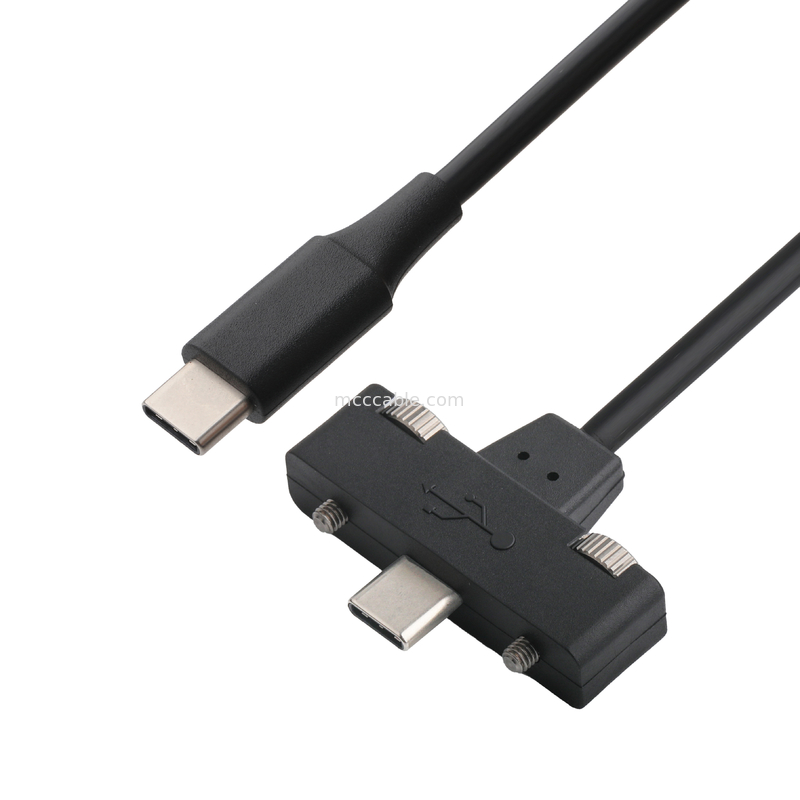 رابط صنايعي Thunderbolt 4، کابل USB4، سرعت انتقال تا 40 گيگابايت در ثانيه، 240 وات شارژ فوق سريع، 8K Ultra