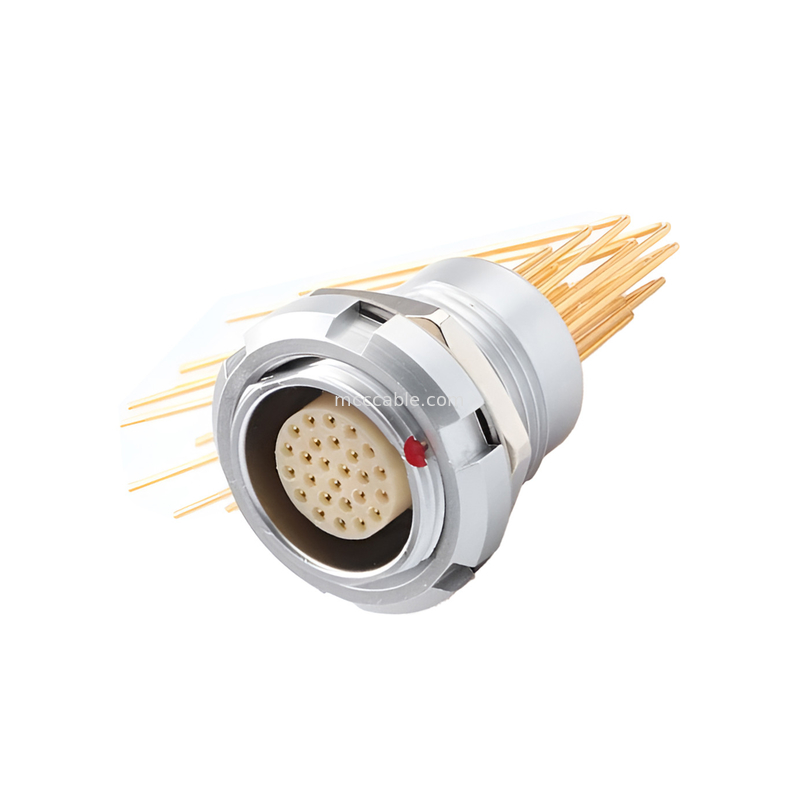 B Series Push Pull Circular Connector Multi-core type 2~32 core هسته سوزن جوهر (راست یا زاویه ای)