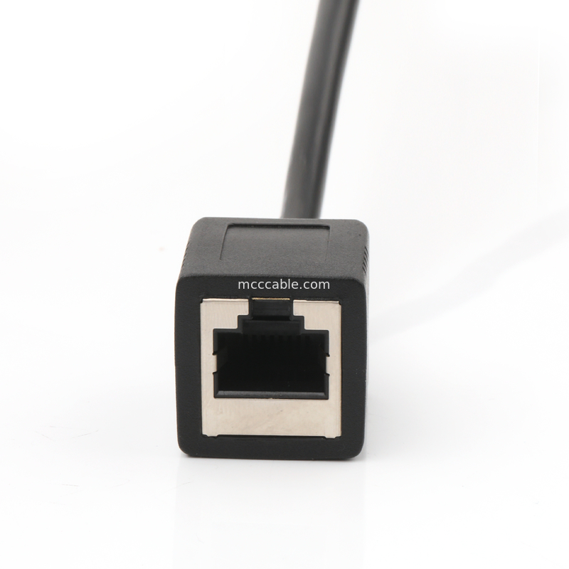 آداپتورهای کابل سفارشی صنعتی USB-A RJ422 به RS232 پورت شبکه کابل عیب یابی مهندسی شبکه