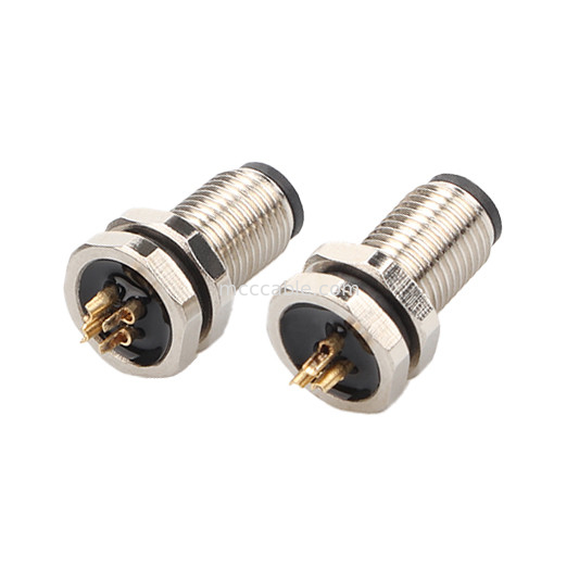 اتصال دایره ای M5 کد-A 2Pin 3Pin 4Pin اتصال دهنده های صنعتی M5Z03AA0OCJ009-M5 قفل جلو