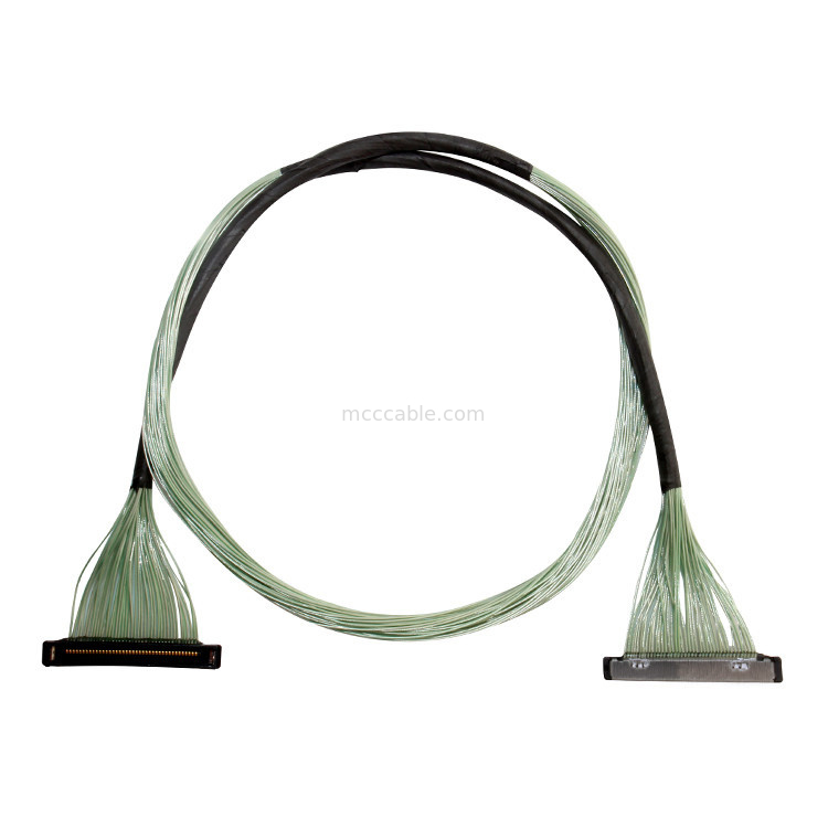50 پین 20380-R30T-06 LVDS EDP Micro Coaxial Cable Assembly 50P کانکتور
