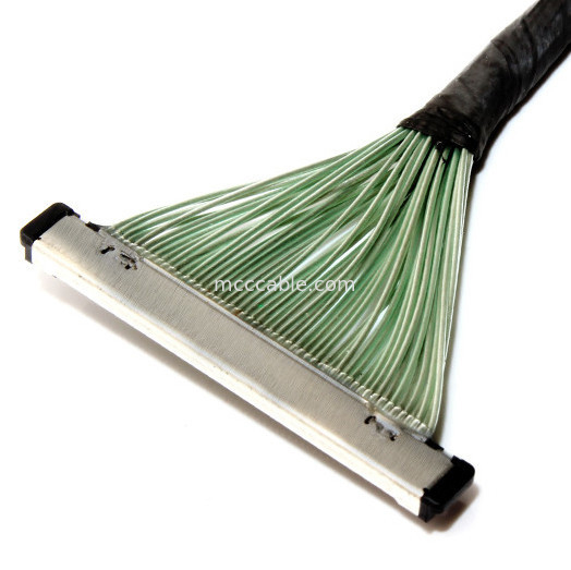 50 پین 20380-R30T-06 LVDS EDP Micro Coaxial Cable Assembly 50P کانکتور