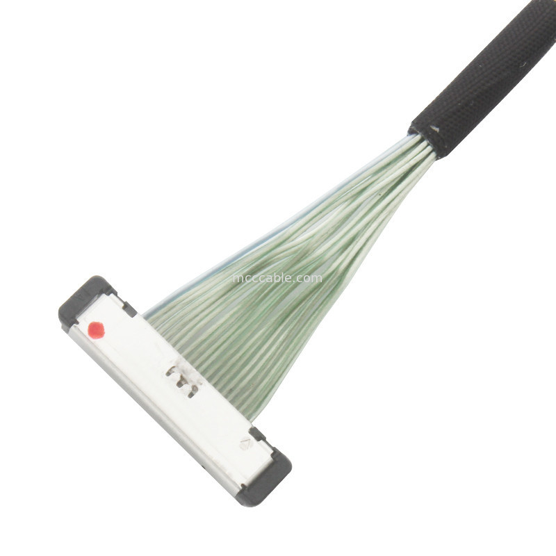 0.4mm Pitch 20380-R20T-06 Micro Coaxial Cable کابل اتصال lvds کابل 20P 0.4mm Pitch
