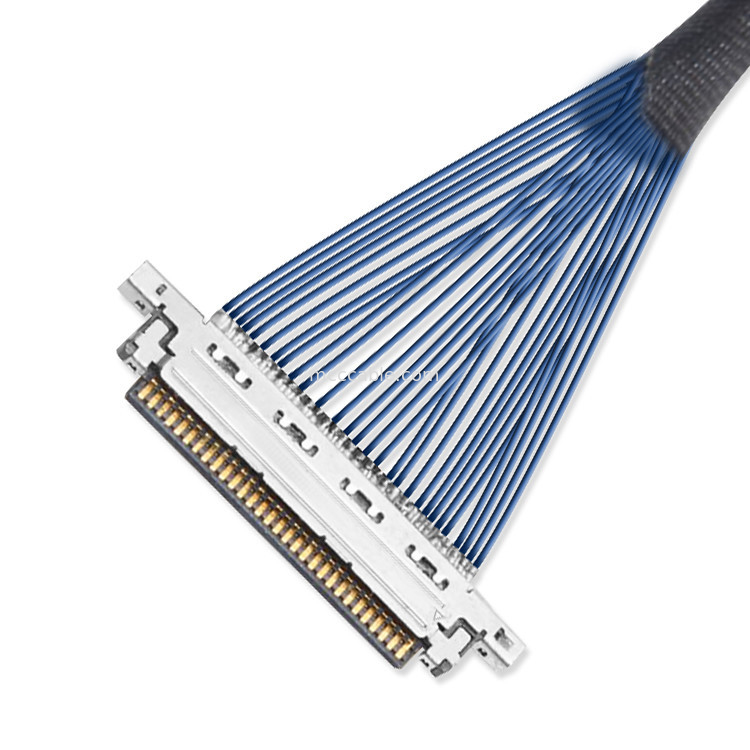 طول سفارشی LVDS Micro Coaxial Cable 0.4mm 20453z-030 SD به 20347 با قفل مکانیکی