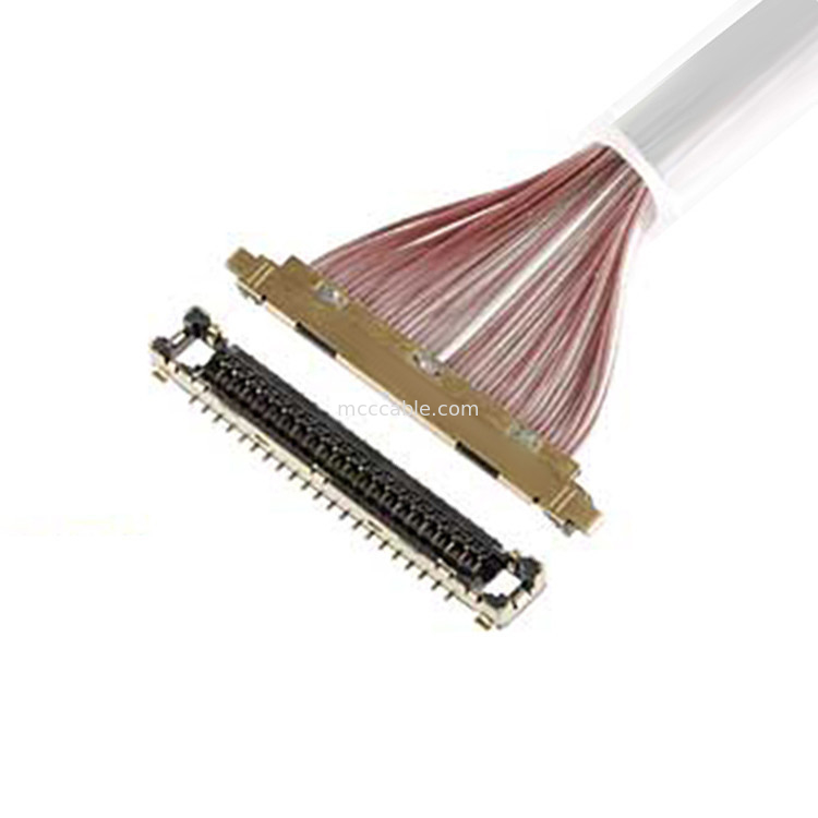 30P Micro Coaxial Cable 20531 030t 02 Micro Coaxial Cable, LCD Edp Cable 0.25mm پیچ